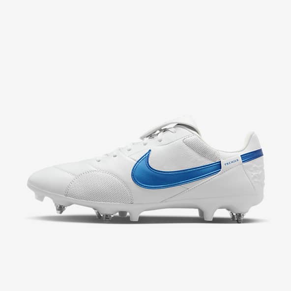 Blue and white nike football boots sales